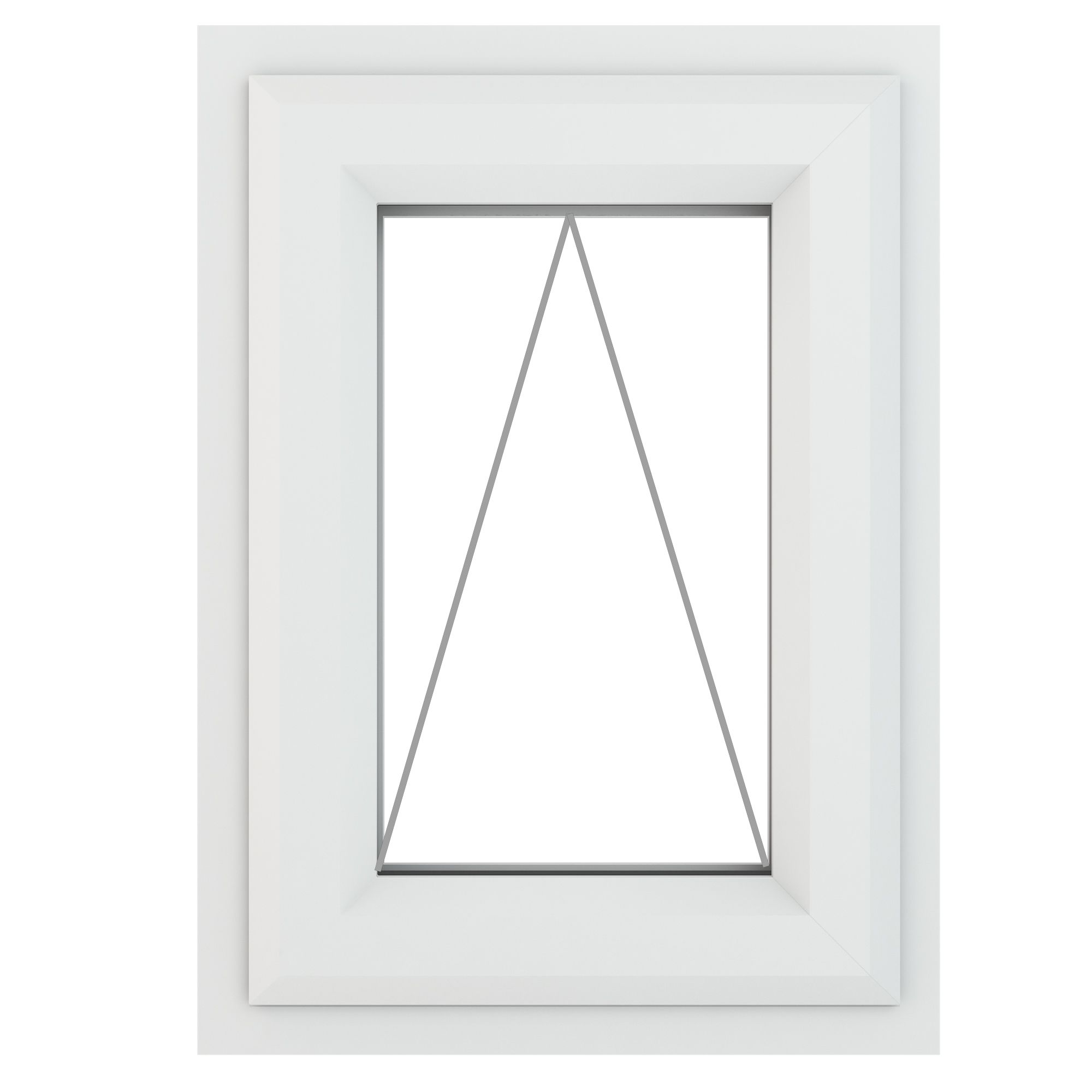 GoodHome Clear Double Glazed White Upvc Top Hung Window, (H)610mm (W)440mm | Compare The Build