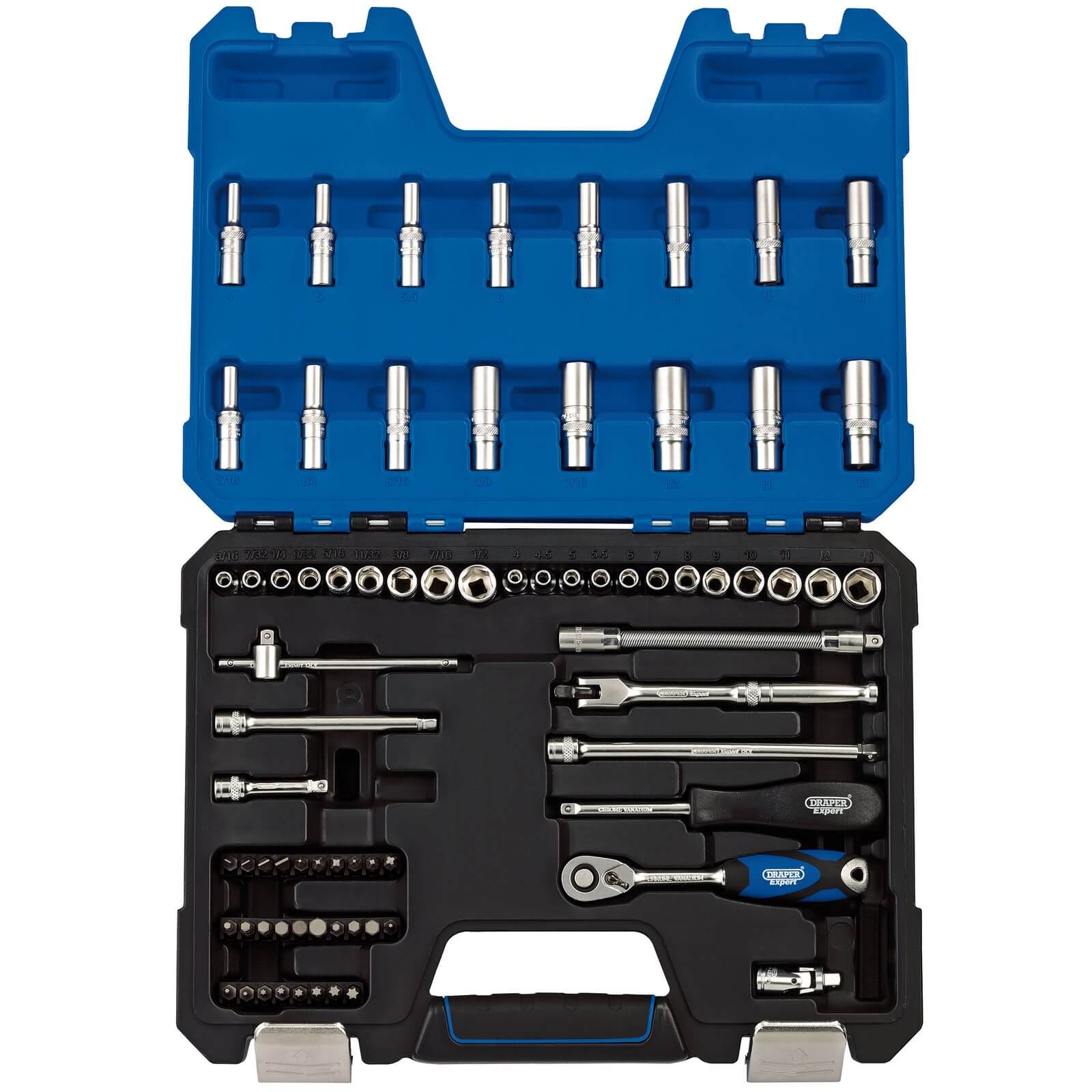 Draper 75 Piece 1/4" Drive Hex Socket Set Metric and Imperial 1/4" Price Comparisons | Compare The Build