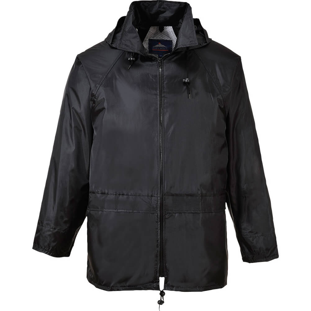 Portwest Classic Rain Jacket Black M Price Comparisons | Compare The Build