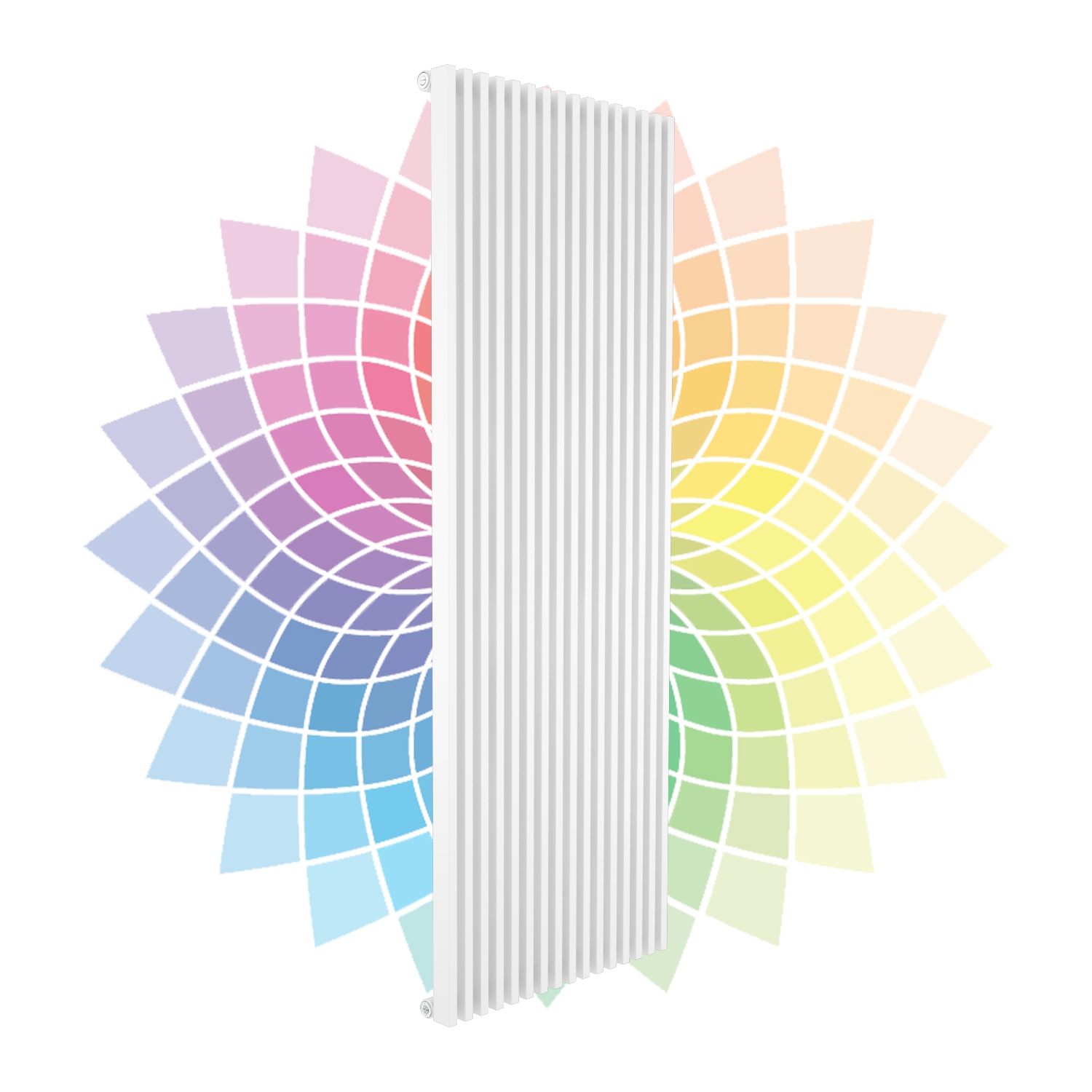 Apollo Bassano Vertical Designer Radiator, Custom Colour, 1800mm x 464mm | Compare The Build