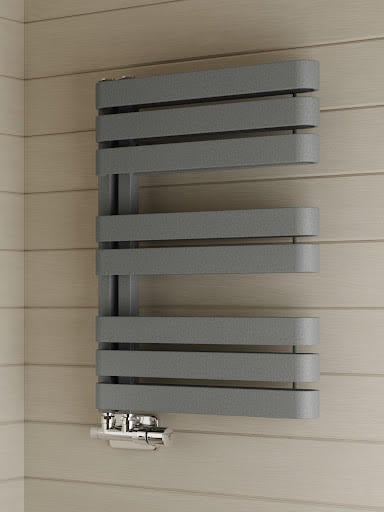 Terma Warp S Heated Towel Rail Salt n Pepper 655 x 500mm Price Comparisons | Compare The Build