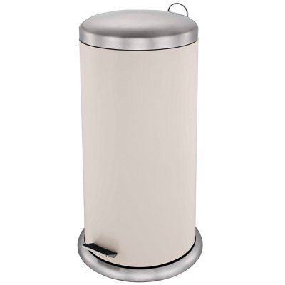 Cooke & Lewis Pedal Cream Iron Freestanding Kitchen Bin Price Comparisons | Compare The Build