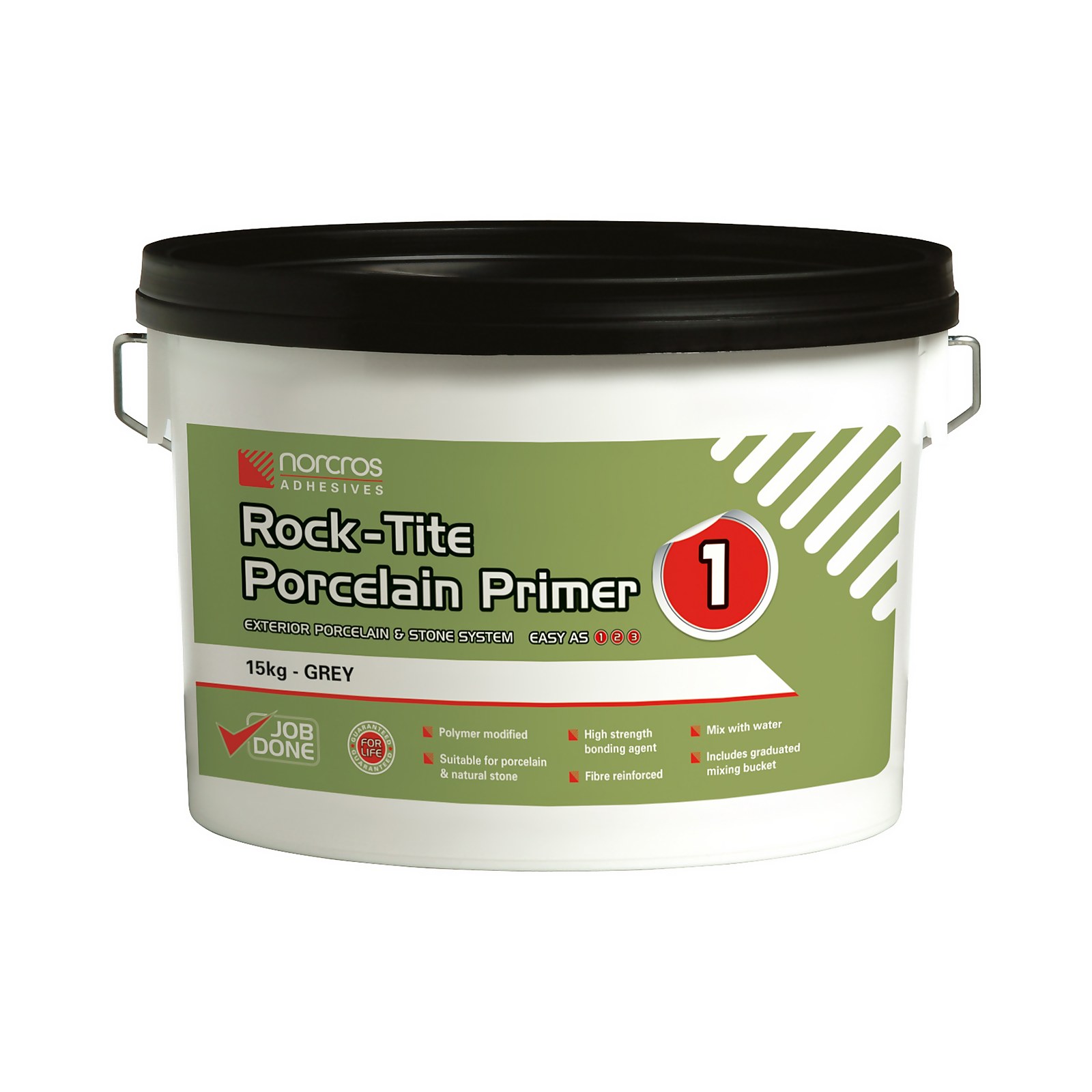 Norcros Rock Tite Porcelain Outdoor Tile Primer - 15kg | Compare The Build