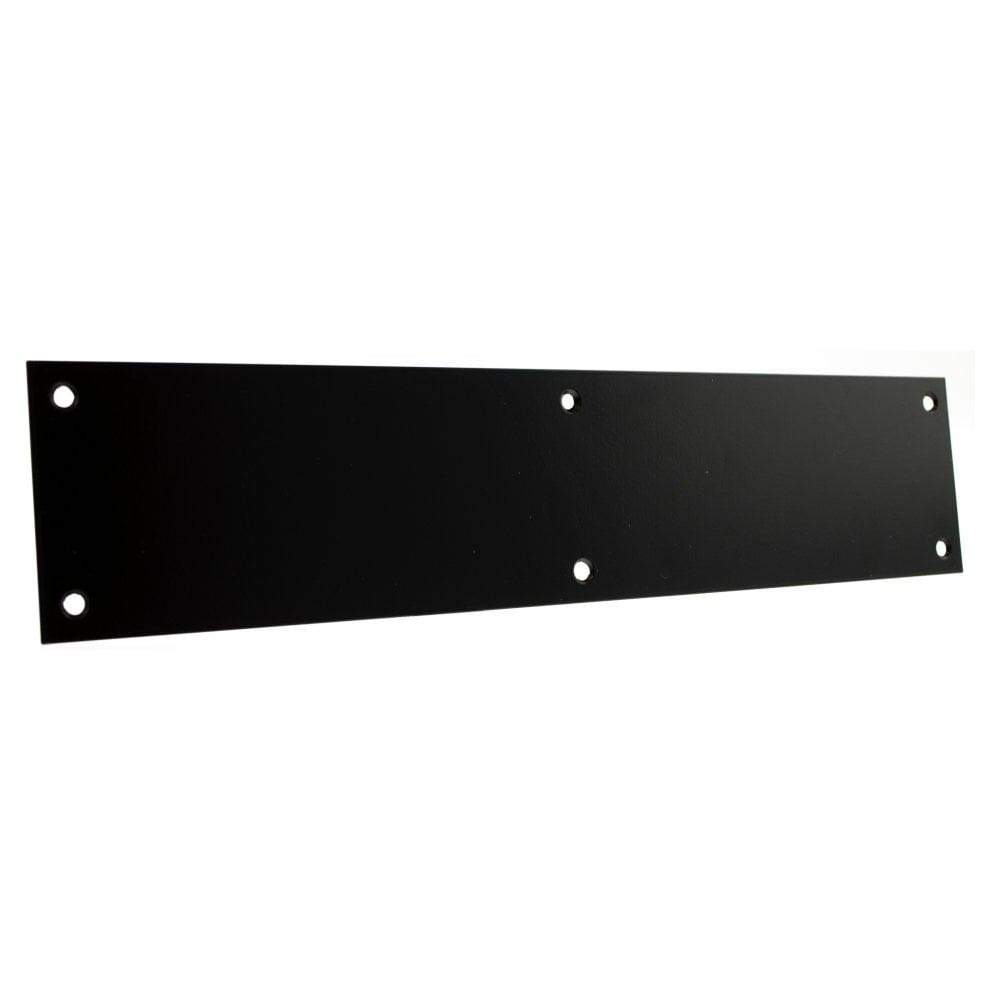 Atlantic Matt Black Steel Finger Plate Pre Drilled with Screws - 300mm x 75mm Atlantic UK AFP30075MB Price Comparisons | Compare The Build