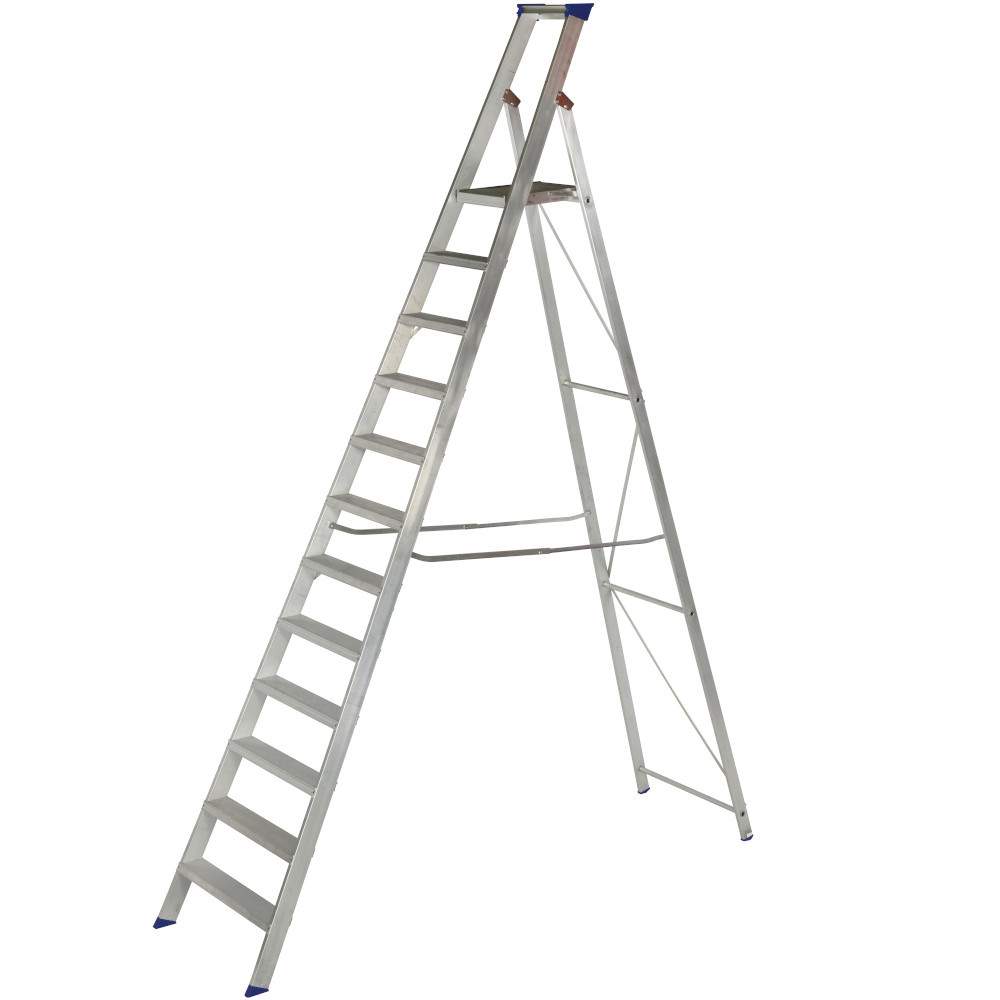 Werner 12 Tread MasterTrade Platform Stepladder - BS 2037 EN131 Professional 7151218 | Compare The Build