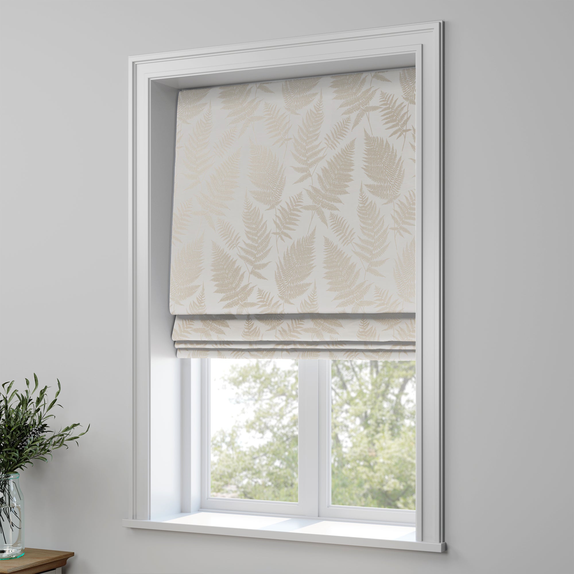 Affinis Made to Measure Roman Blind White/Beige Price Comparisons | Compare The Build