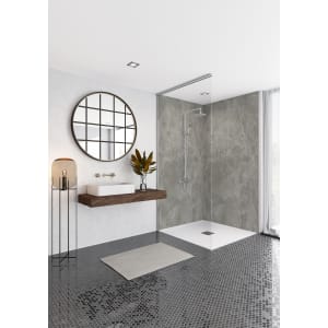 Mermaid Elite Scafell Slate Tongue & Groove Single Shower Panel - 2420 x 600mm Price Comparisons | Compare The Build