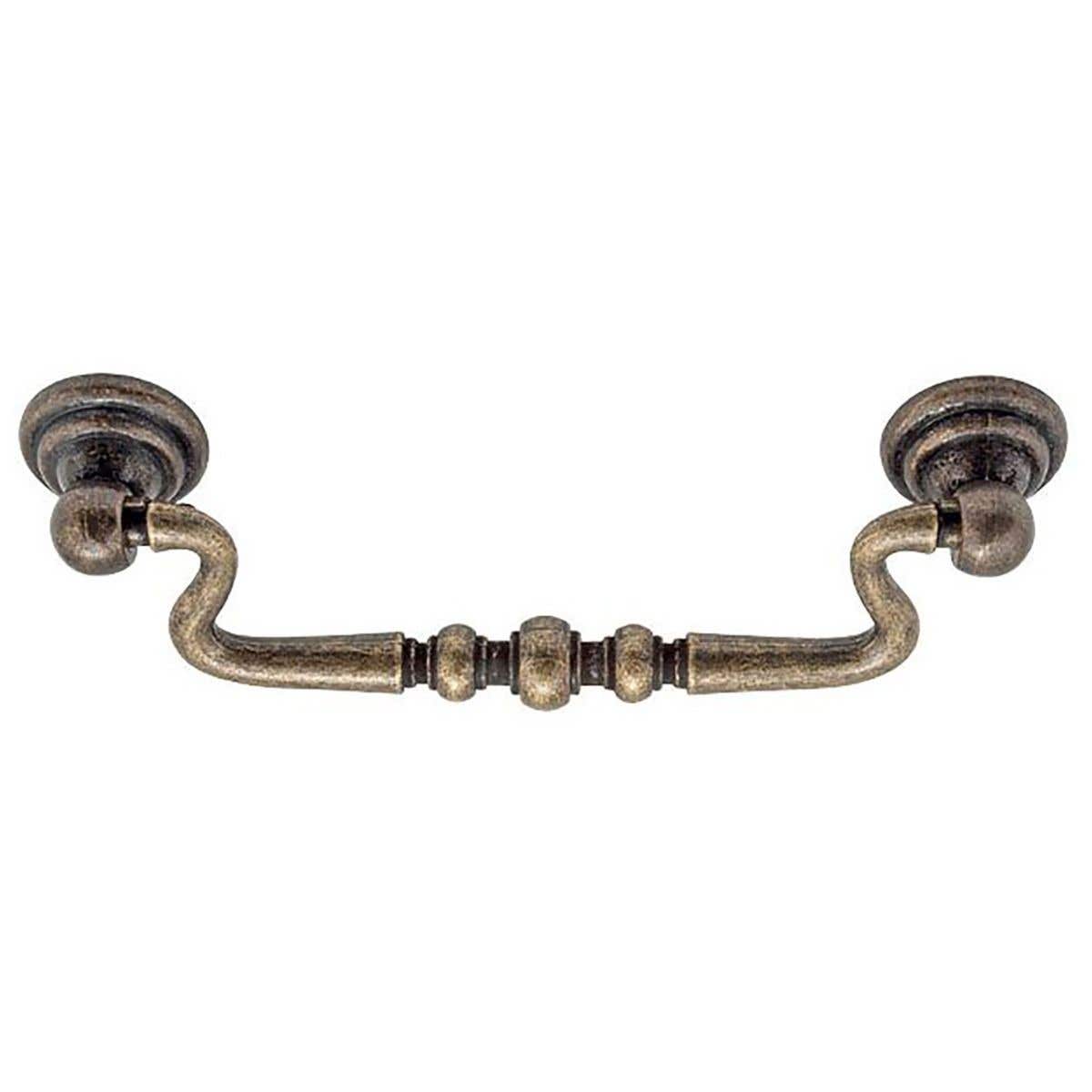 Bow Cabinet Handle 96mm Antique Brass Price Comparisons | Compare The Build