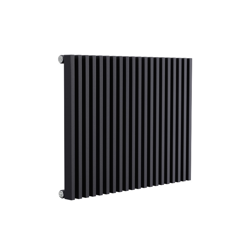 Apollo Bassano Horizontal Designer Radiator, Anthracite, 600mm x 1424mm | Compare The Build