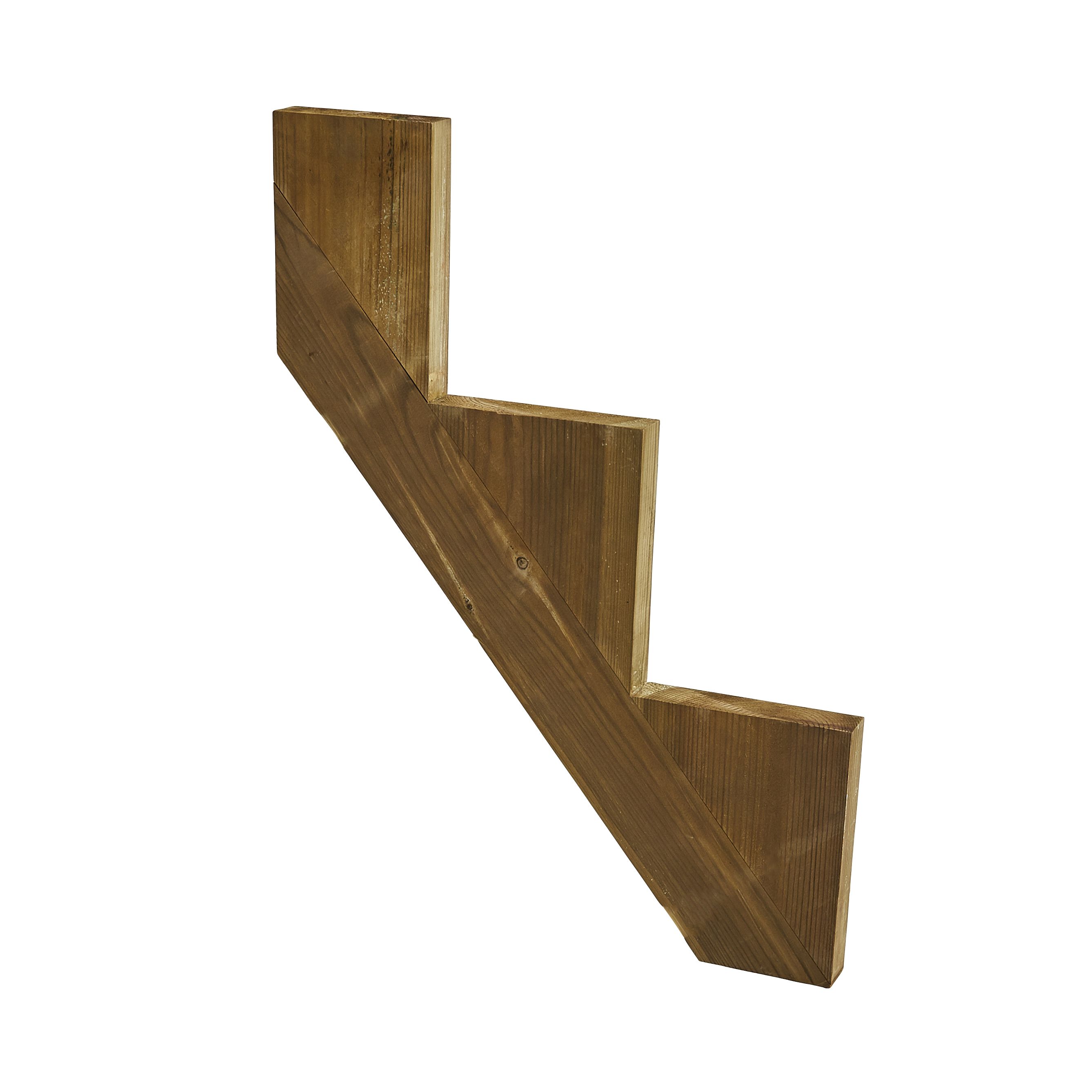 Richard Burbidge Softwood 3 Step Deck Riser (L) 1000mm Price Comparisons | Compare The Build