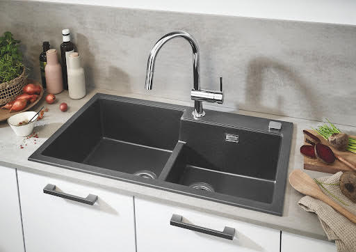 Grohe K500 Granite Grey 2.0 Composite Inset Kitchen Sink & Waste 860 x 500mm Price Comparisons | Compare The Build