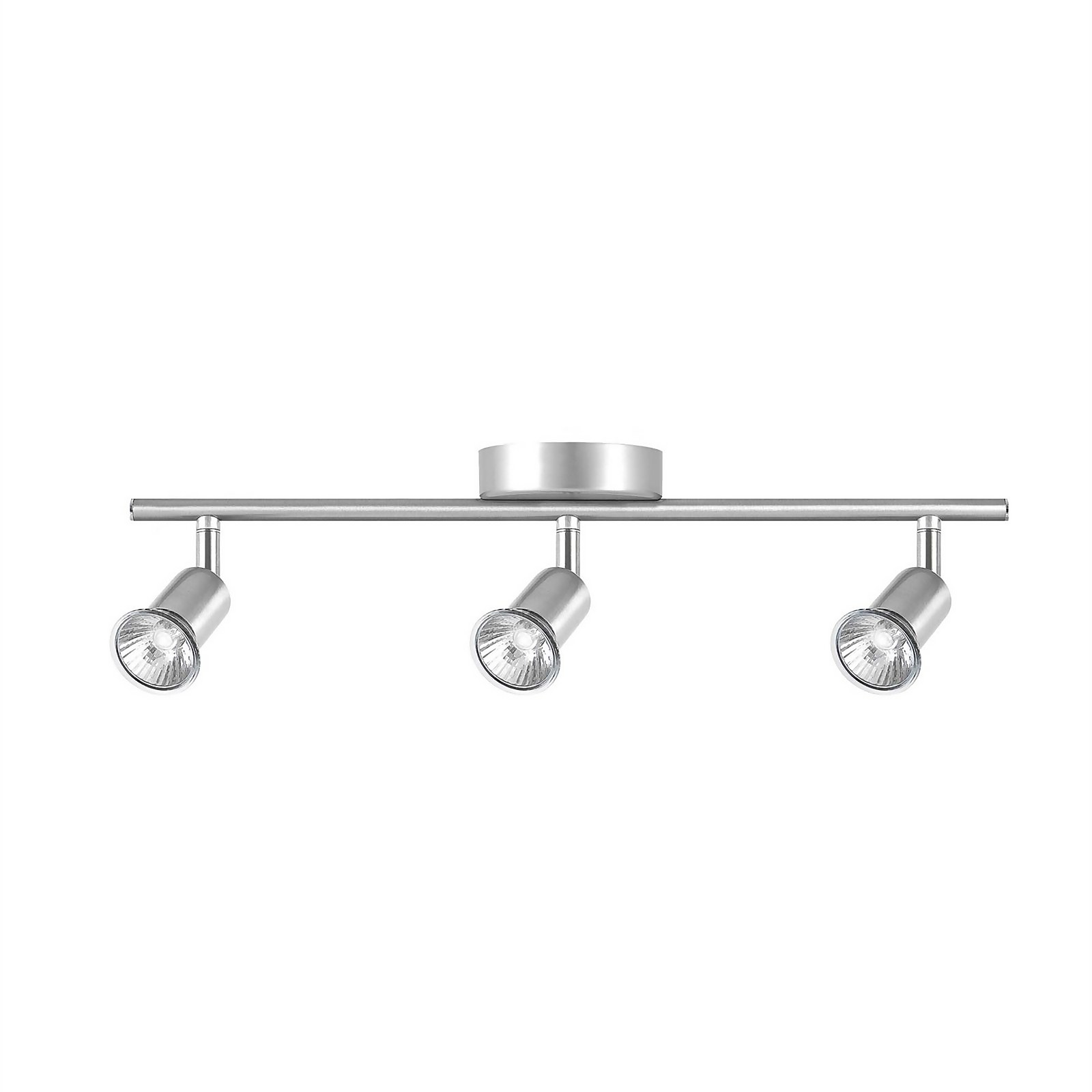 Rochdale 3 Bar Brushed Steel Spotlight Price Comparisons | Compare The Build