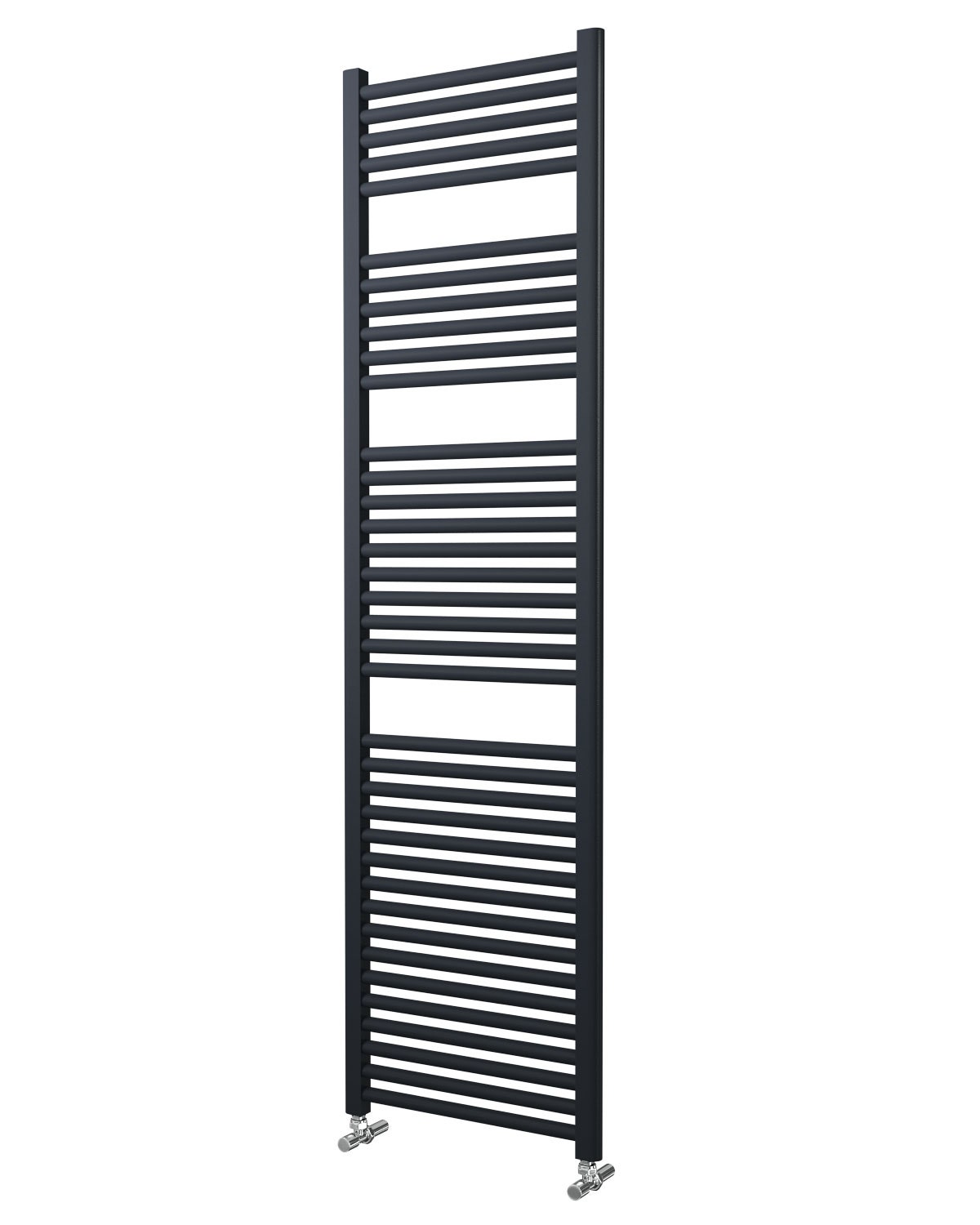 Lazzarini Roma Ladder Rail - 25mm, Anthracite Straight, 1785x500mm Price Comparisons | Compare The Build