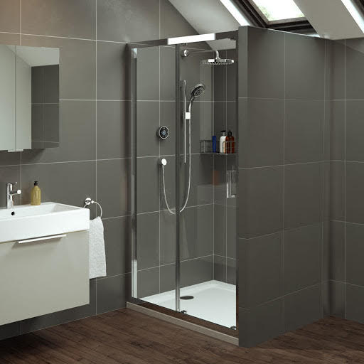 Mira Leap Single Sliding Shower Door 1200mm - 6mm 1.1857.254 Price Comparisons | Compare The Build