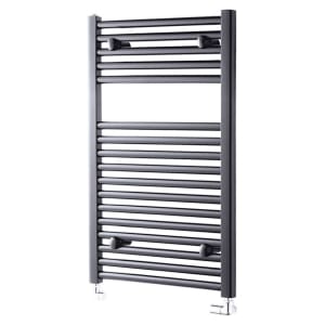 Wickes Pisa Anthracite Towel Radiator - 800 x 500mm | Compare The Build