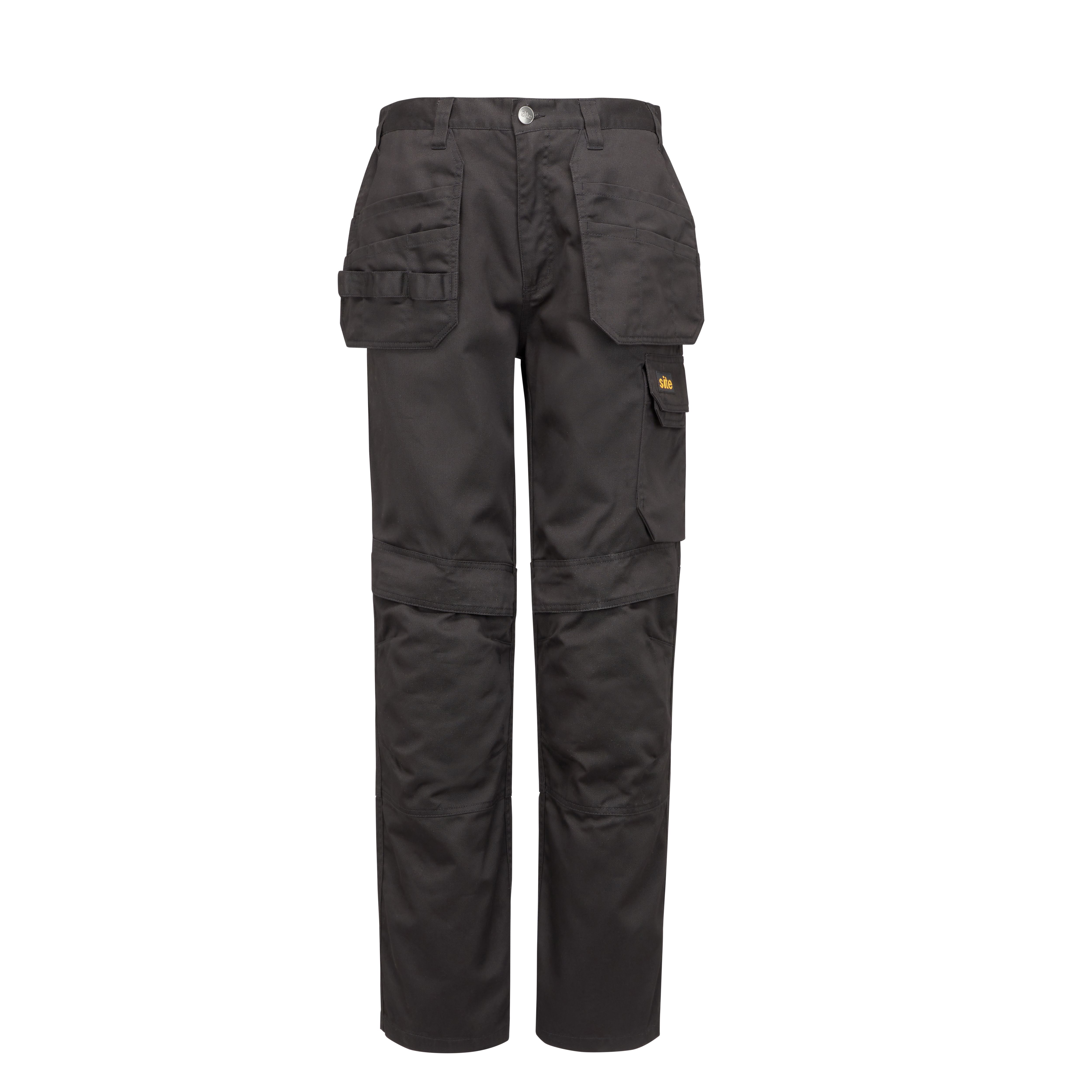 Site Sember Black Men's Holster Pocket Trousers, W38" L32" Price Comparisons | Compare The Build