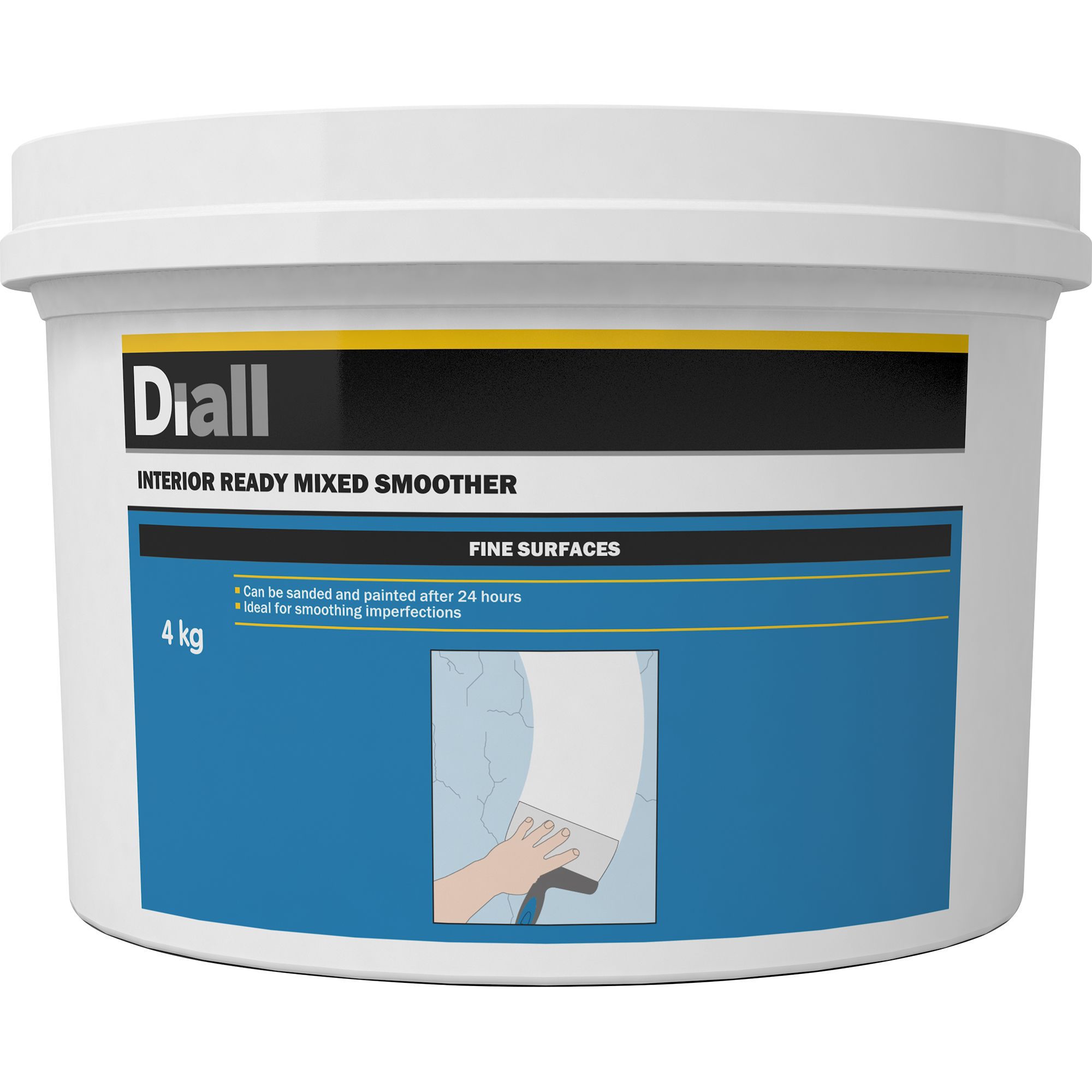 Diall Fine Finish Ready Mixed Smoothover Finishing Plaster, 4Kg Price Comparisons | Compare The Build