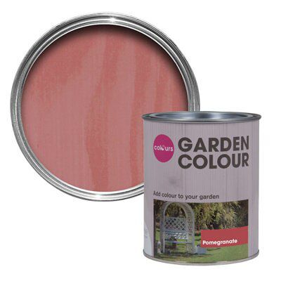 Colours Garden Pomegranate Matt Wood Stain, 750Ml Price Comparisons | Compare The Build