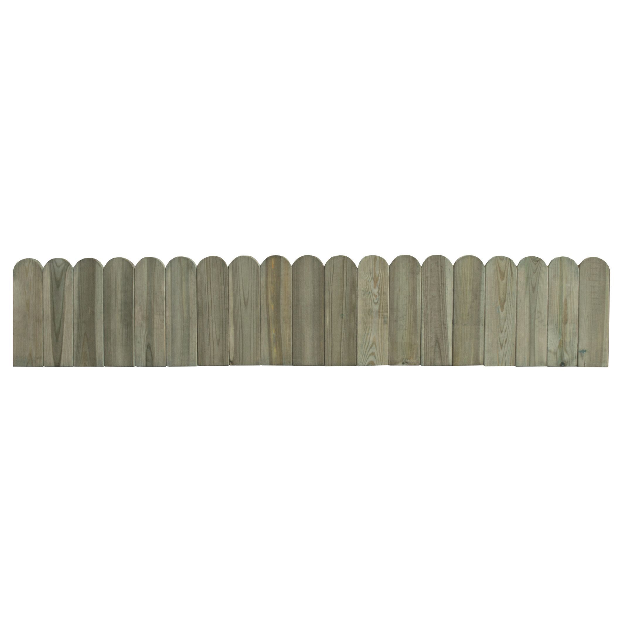 Blooma Pine Lollypop Vertical Log Edging, (H)150mm (L)1.2M Price Comparisons | Compare The Build