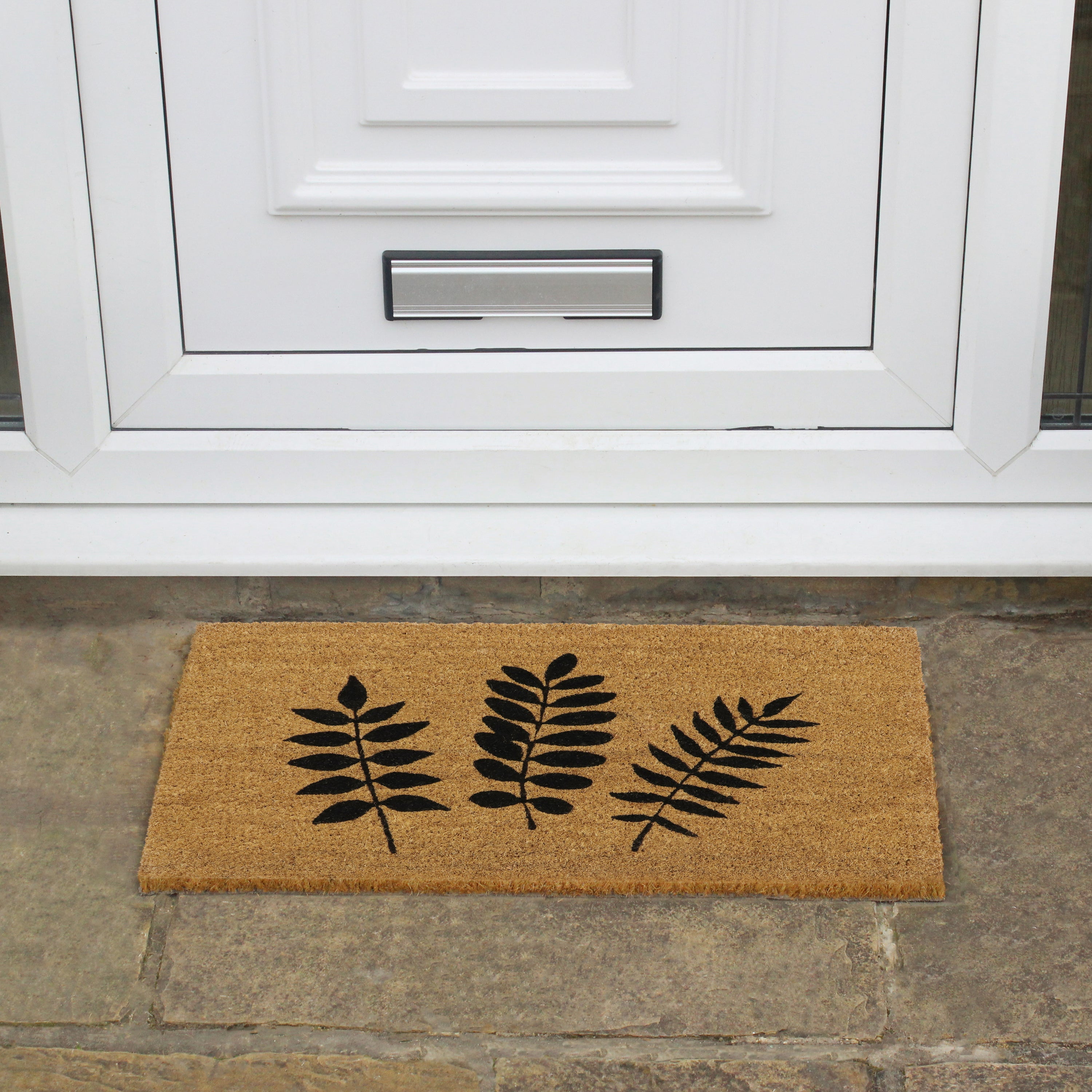 JVL Eco Latex Foliage Coir Doormat Natural Price Comparisons | Compare The Build