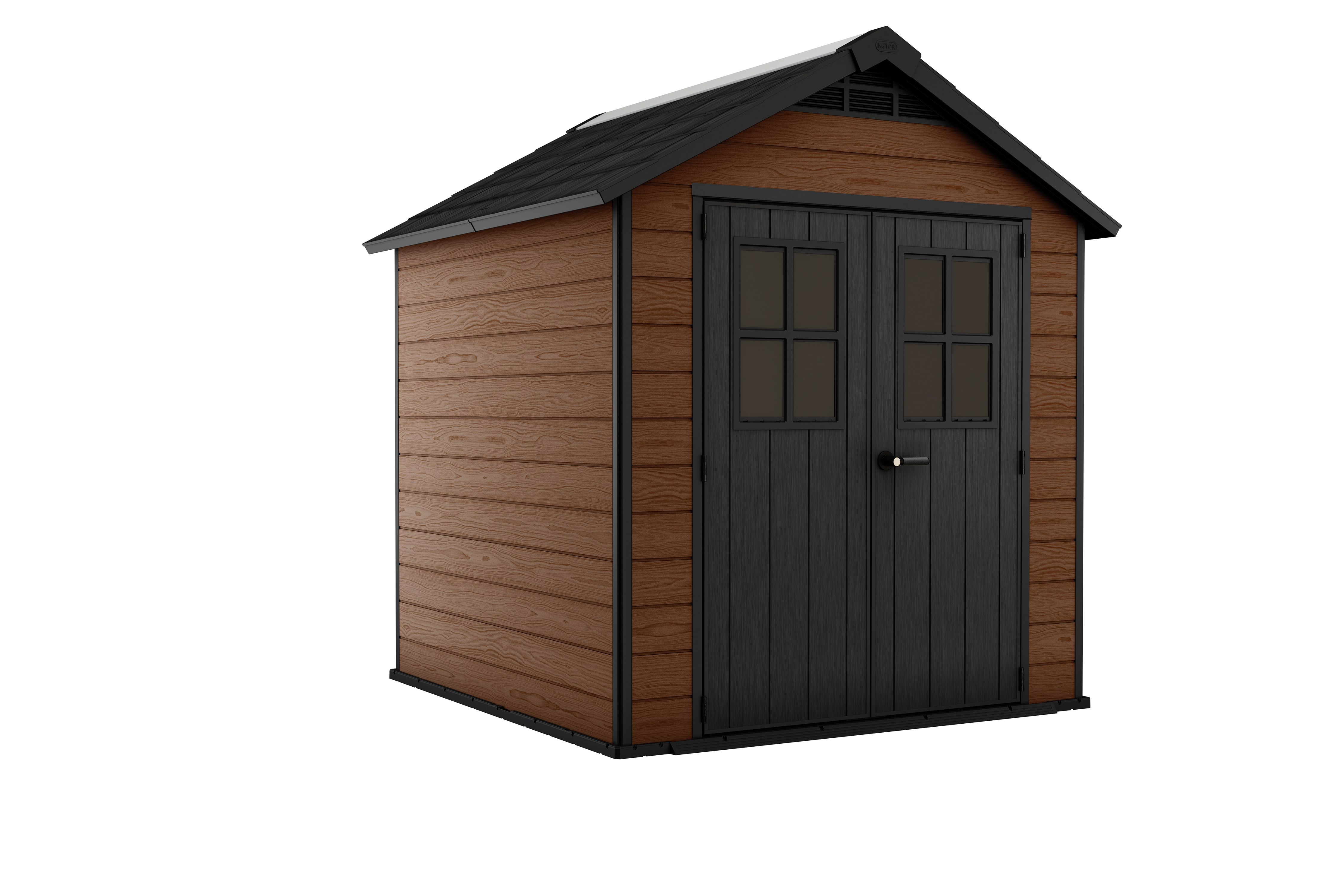 Keter Newton 7.5X7 Apex Tongue & Groove Composite Shed With Floor Price Comparisons | Compare The Build