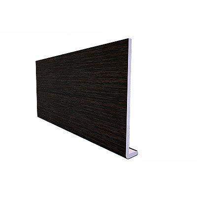 uPVC 225mm Fascia Board (10mm Cappit Square Edged) 5m - Black Ash freefoam FW225WGB Price Comparisons | Compare The Build