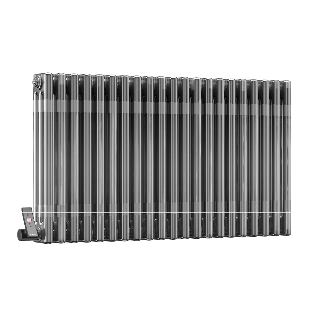 DQ Modus 3 Column Horizontal Radiator, Bare Metal Lacquer, 600mm x 692mm (Electric) Price Comparisons | Compare The Build