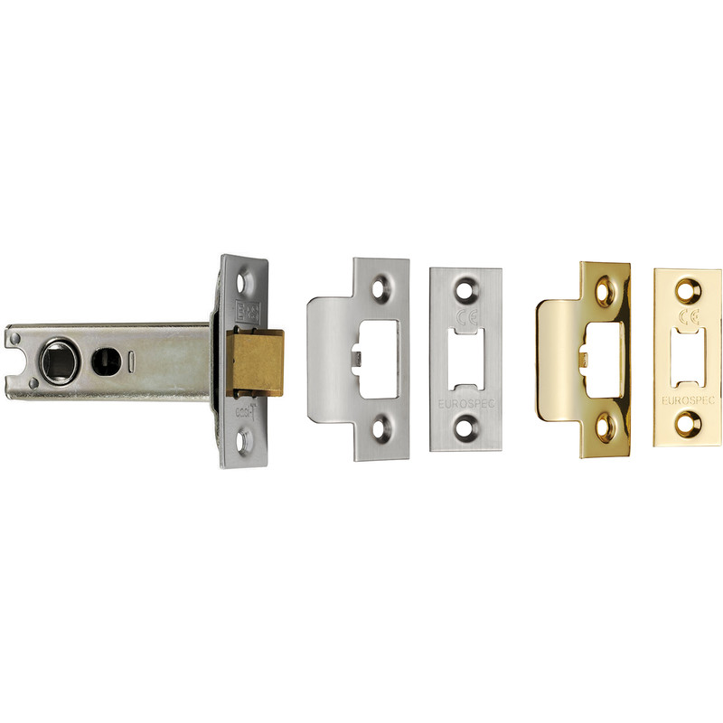 Eurospec Heavy Sprung Tubular Latch 76mm - / Satin Stainless Steel in Brass Price Comparisons | Compare The Build