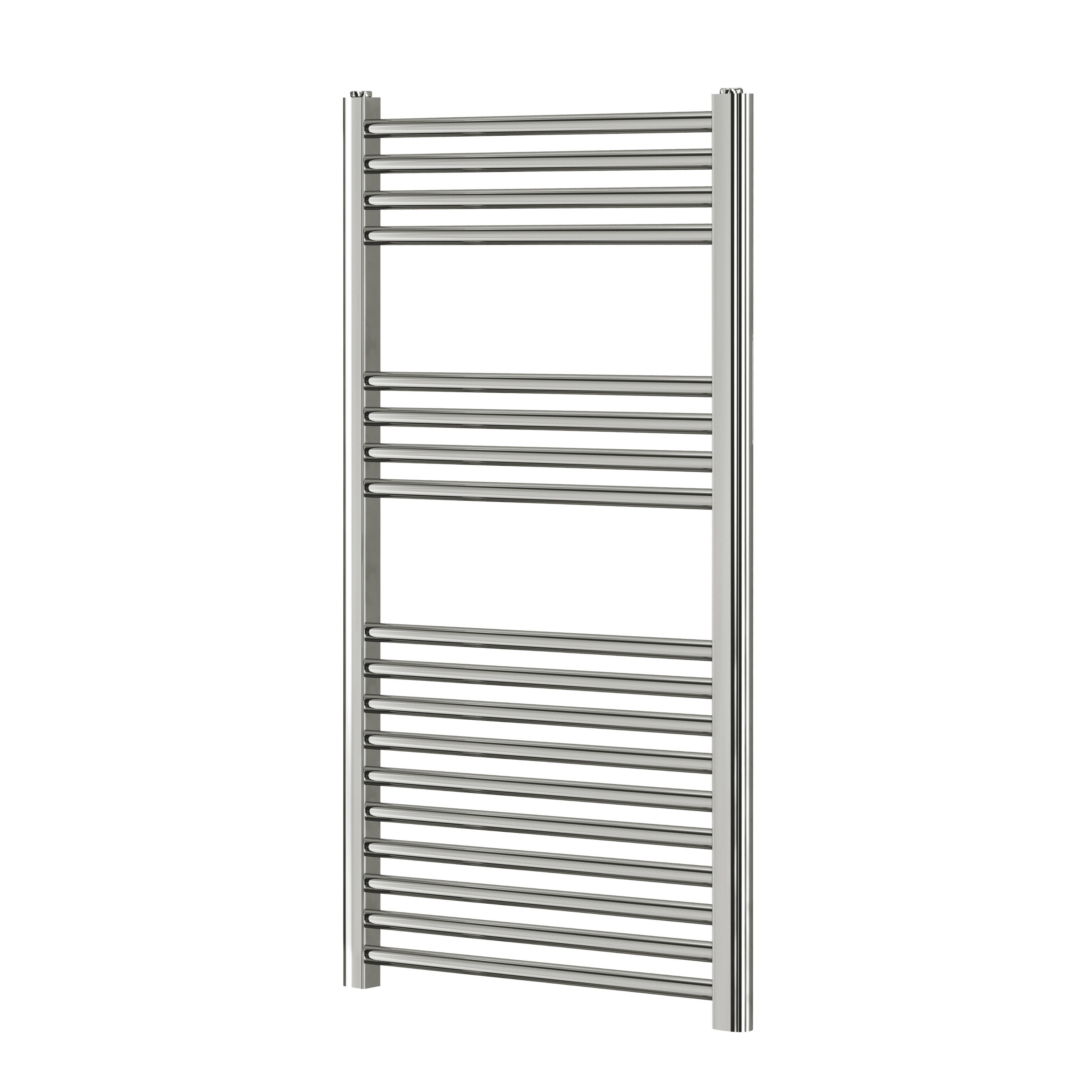 Blyss 274W Flat Chrome Towel warmer (H)1000mm (W)450mm Price Comparisons | Compare The Build