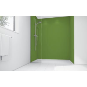 Mermaid Forrest Green Matt Acrylic Shower Single Shower Panel - 2440mm x 900mm Price Comparisons | Compare The Build