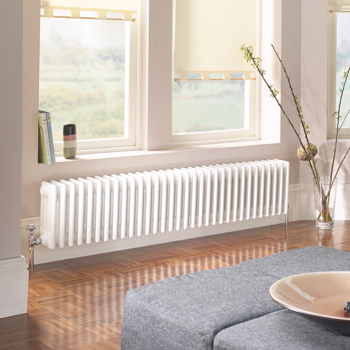 Acova White 4 Column Radiator, (W)812mm X (H)300mm Price Comparisons | Compare The Build