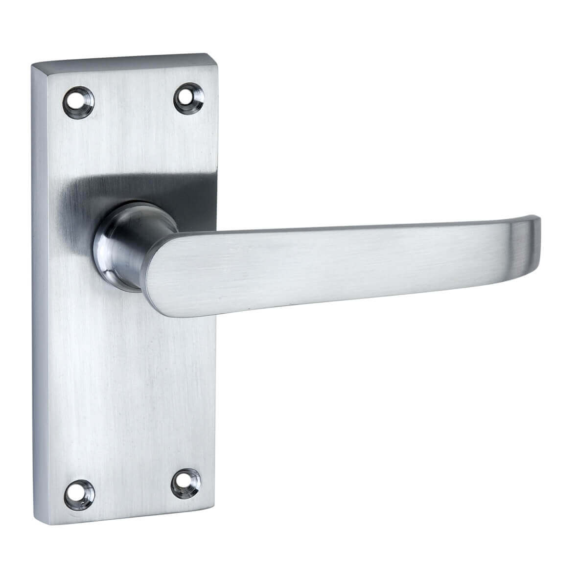 4trade Victorian Lever Latch Handle Satin Nickel Price Comparisons | Compare The Build