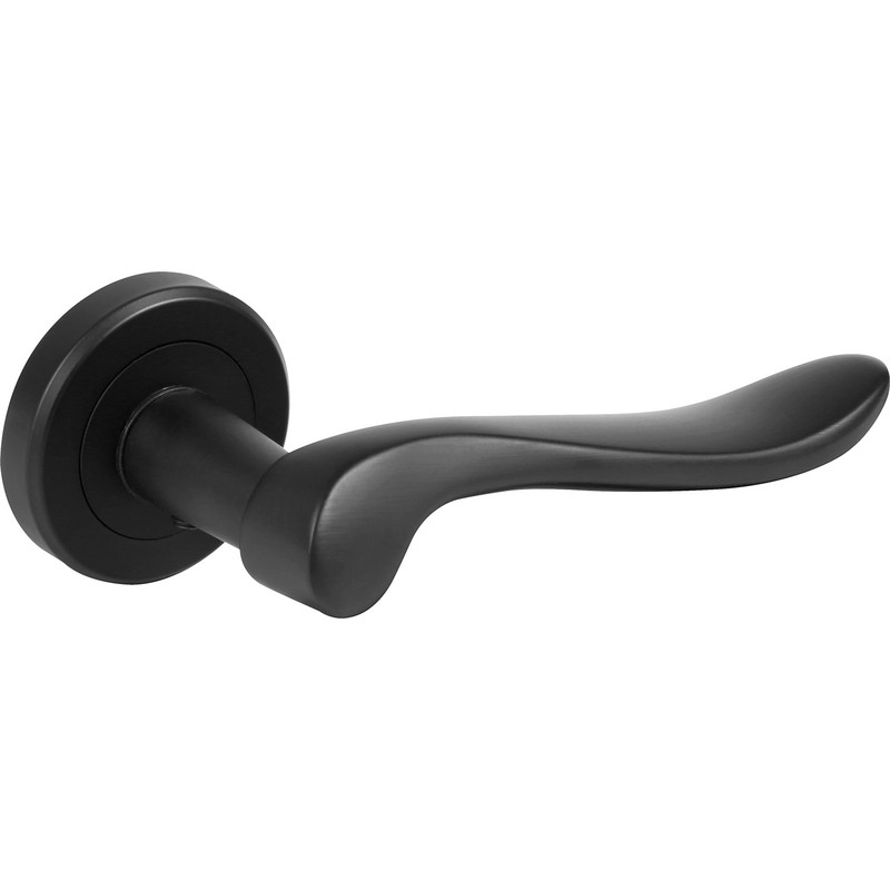 Serozzetta Verdun Lever On Rose Door Handles Matt (Pair) in Black Price Comparisons | Compare The Build