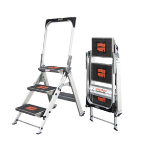 Tb Davies Little Giant 3 Tread Aluminium Safety Stepladder Price Comparisons | Compare The Build