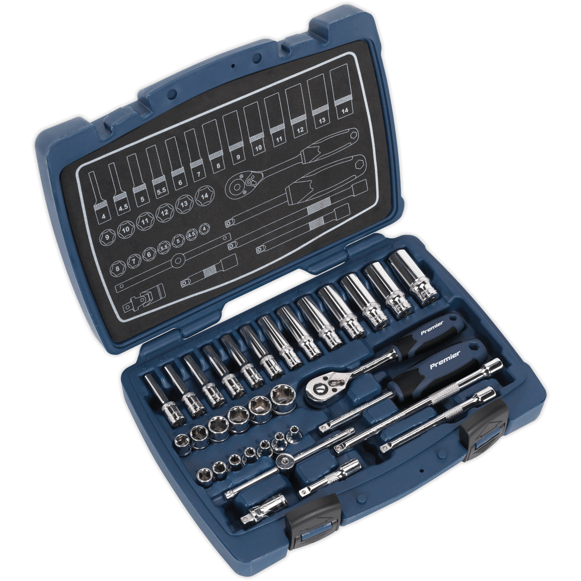 Sealey AK8990 33 Piece 1/4" Drive Socket Set 1/4" Price Comparisons | Compare The Build