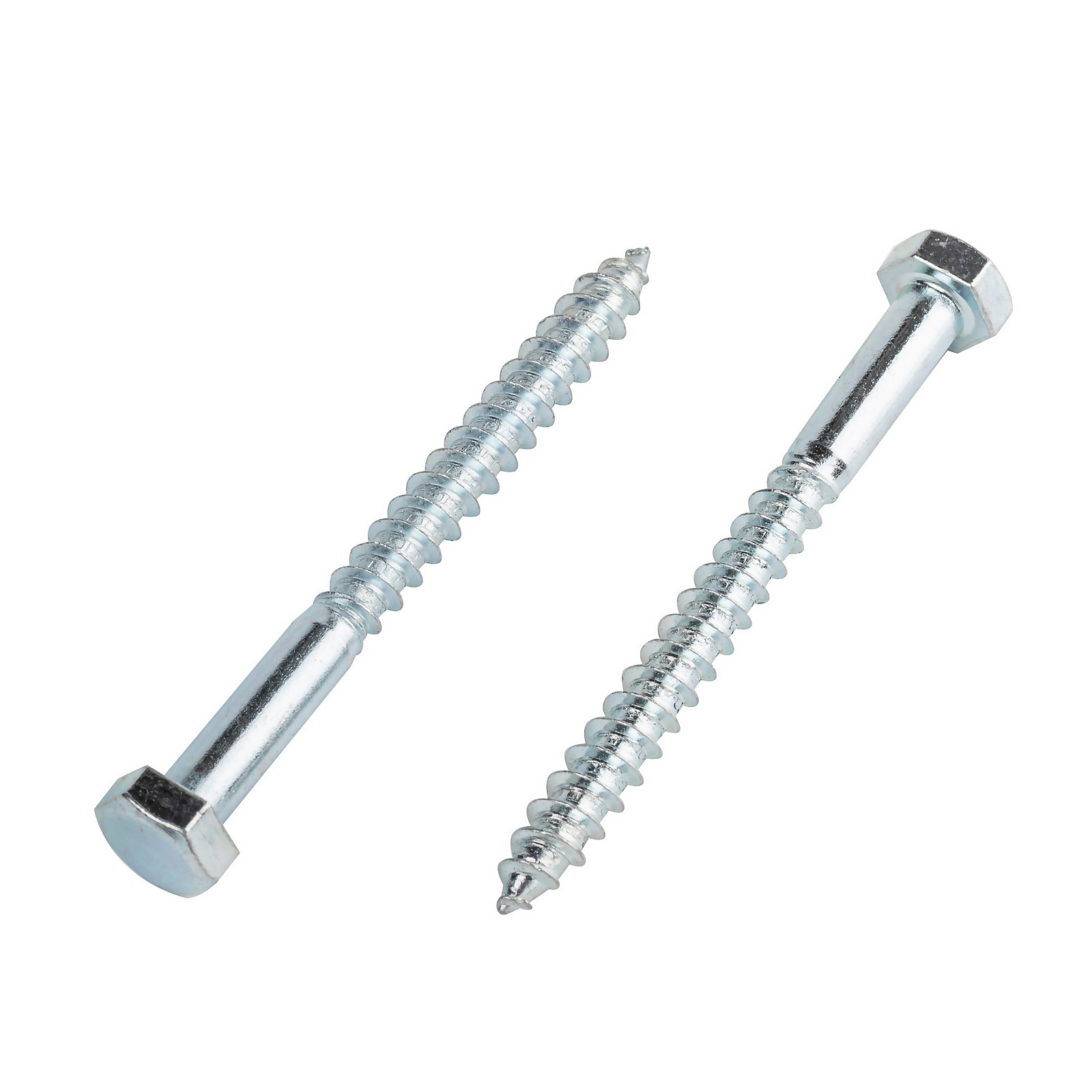 Homebase Zinc Plated Coach Screw Hex Head M6 65mm 5 Pack Price Comparisons | Compare The Build