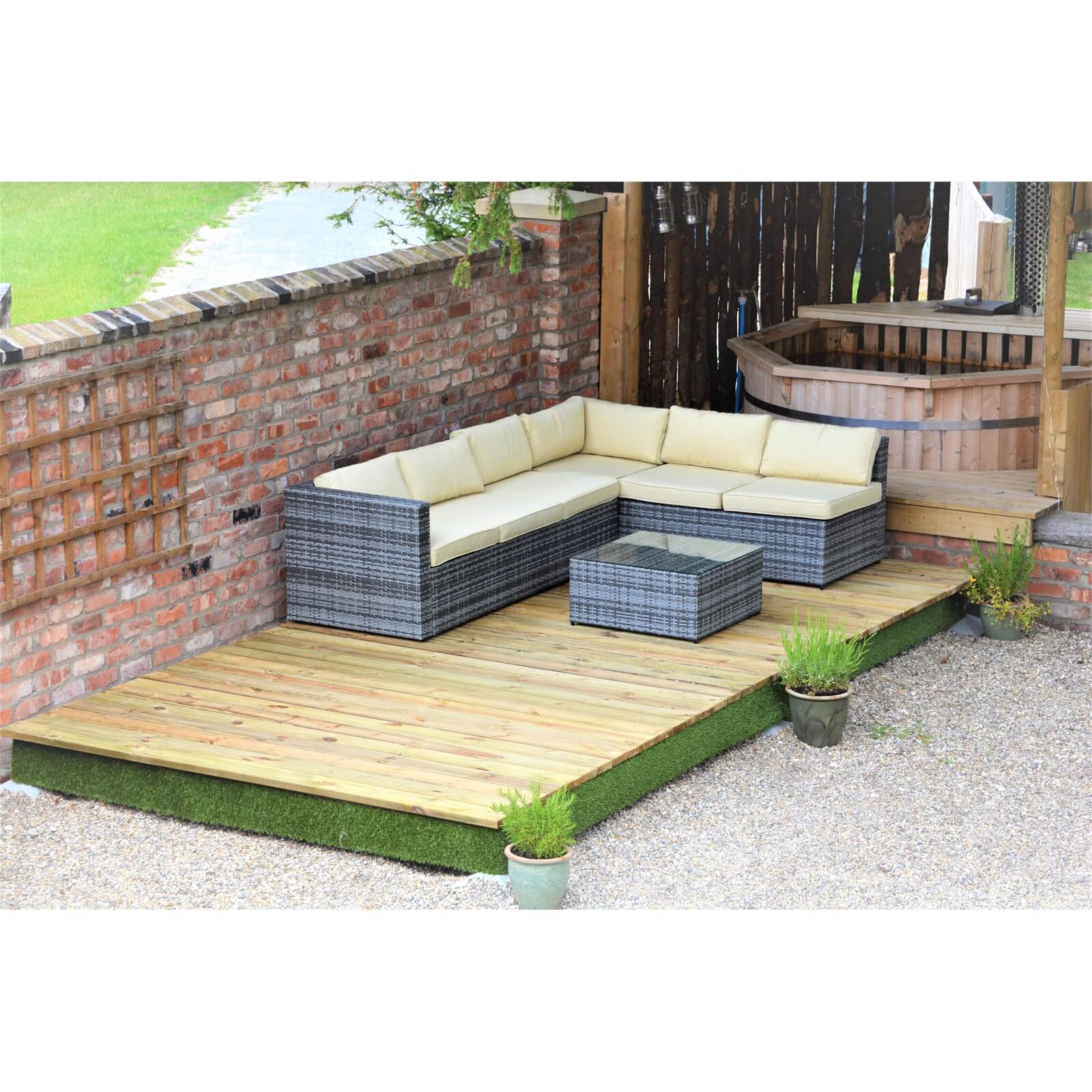 Swift Deck Complete Decking Kit - 2.4 x 7.0m Price Comparisons | Compare The Build