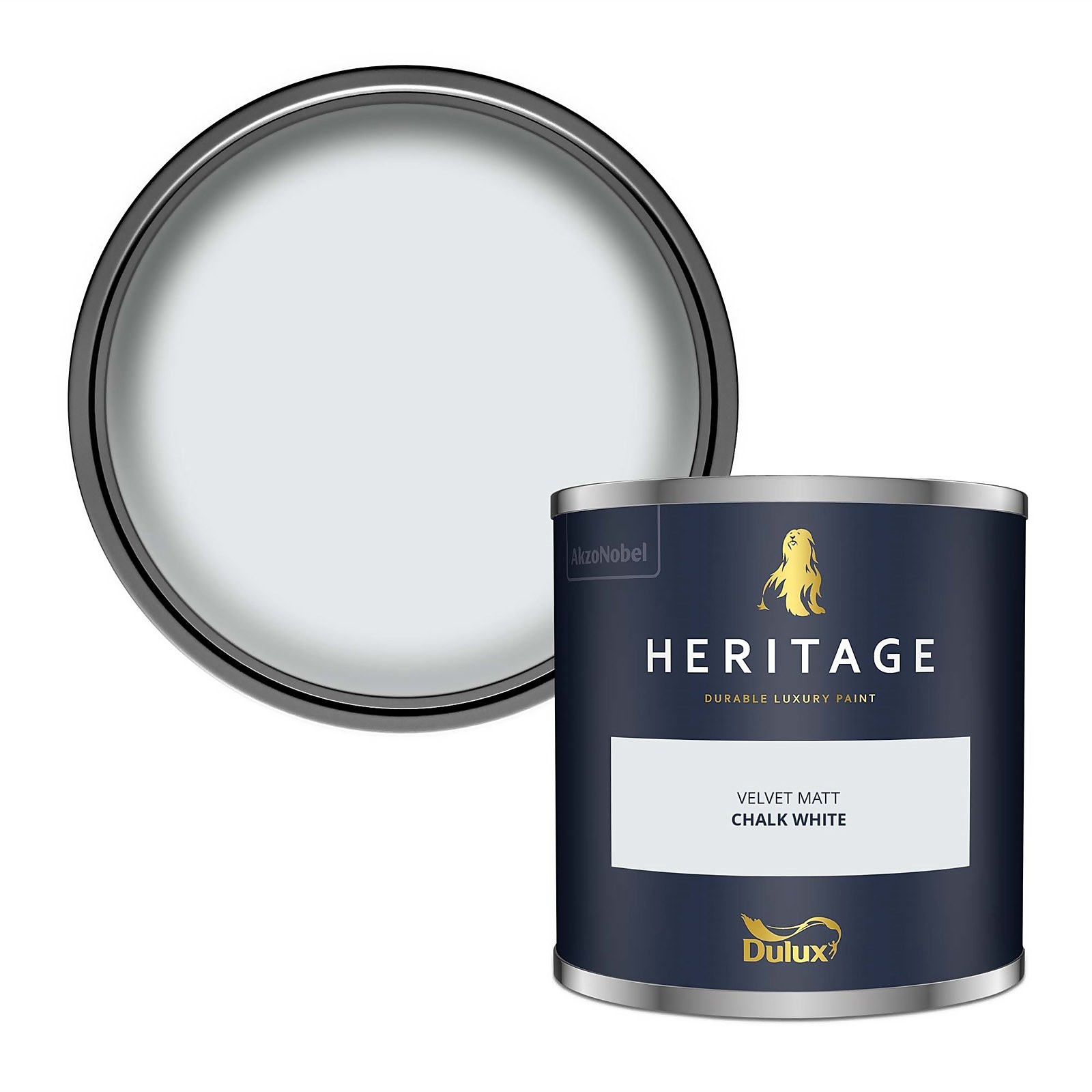 Dulux Heritage Colour Tester - Chalk White - 125ml Price Comparisons | Compare The Build
