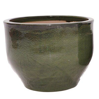 Verve Nurgul Dark Green Ceramic Plant Pot (Dia)40Cm Price Comparisons | Compare The Build