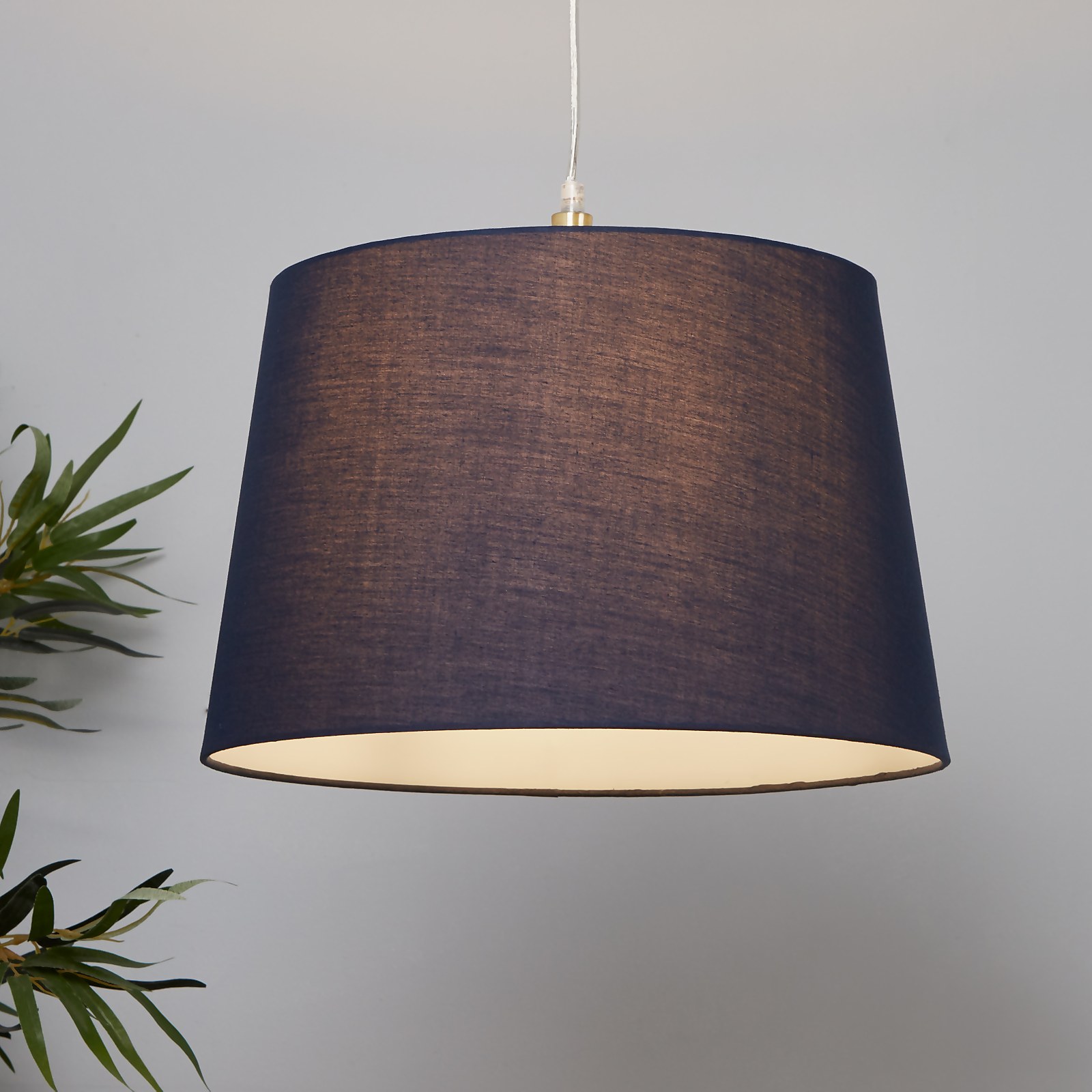 Clyde Tapered Lamp Shade - 40cm - Navy Price Comparisons | Compare The Build