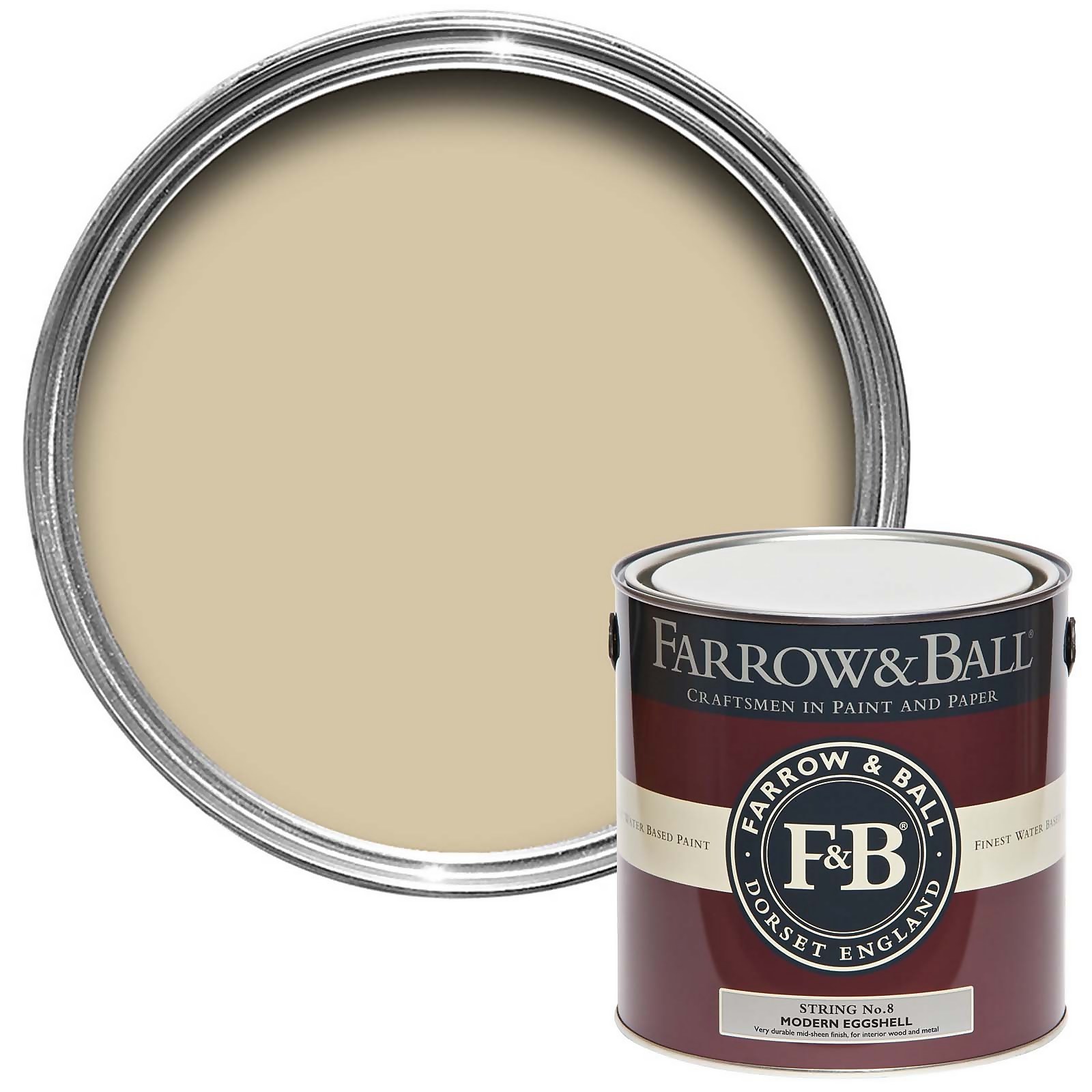 Farrow & Ball Modern Eggshell Paint String - 2.5L Price Comparisons | Compare The Build