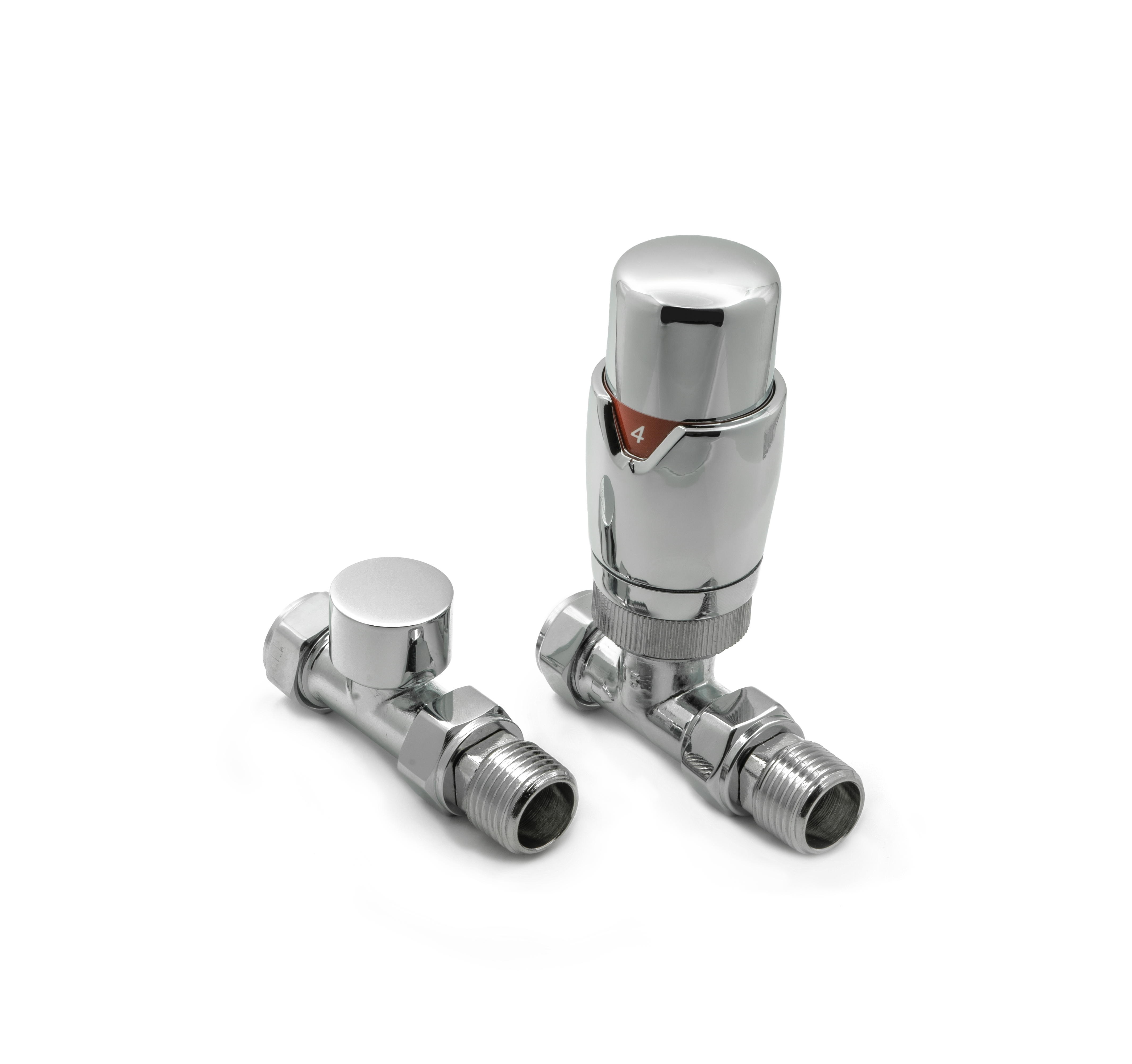 Reina Thermostatic Valves, Modal, Chrome Straight Price Comparisons | Compare The Build