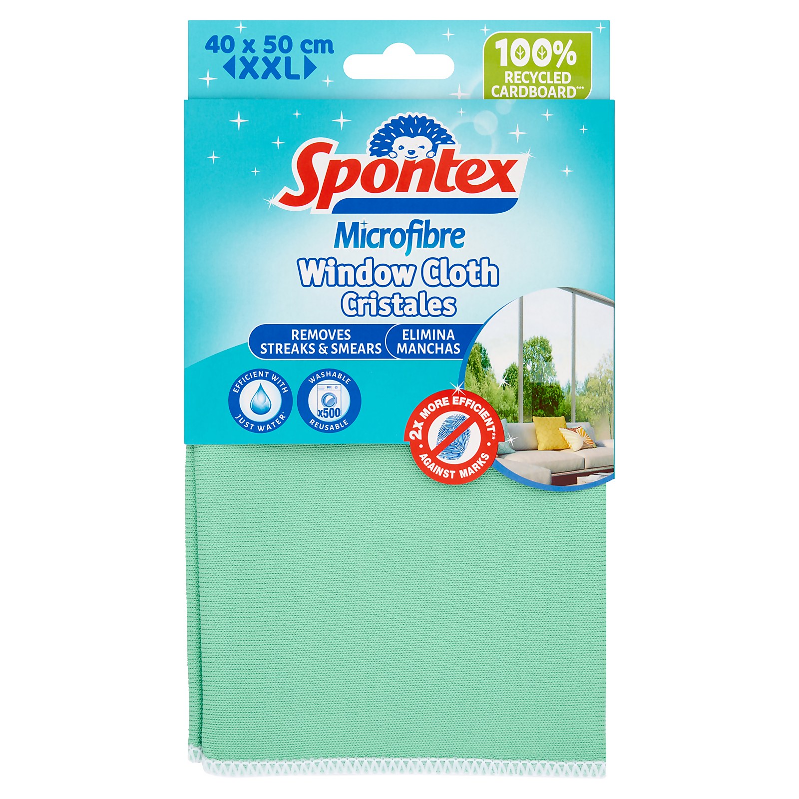 Spontex Microfibre Window Cloth XXL - Pack of 1 | Compare The Build