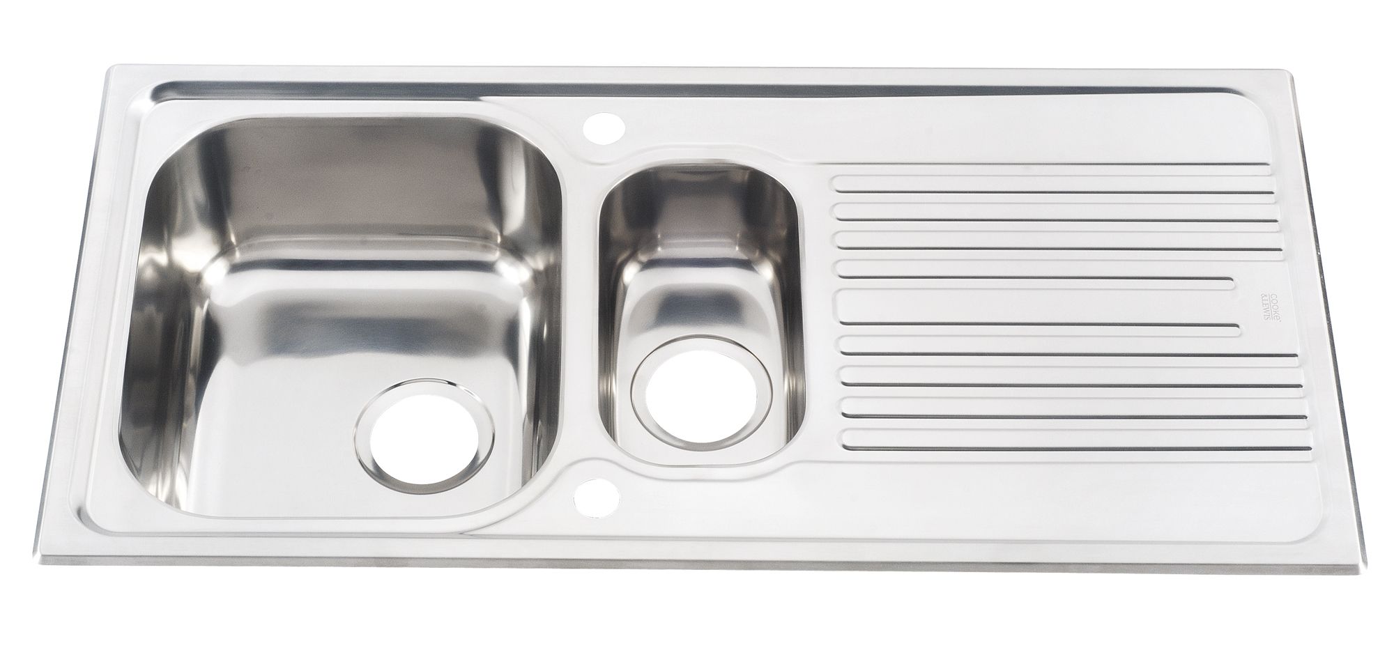 Cooke & Lewis Ammolite 1.5 Bowl Satin Stainless Steel Sink & Drainer Price Comparisons | Compare The Build