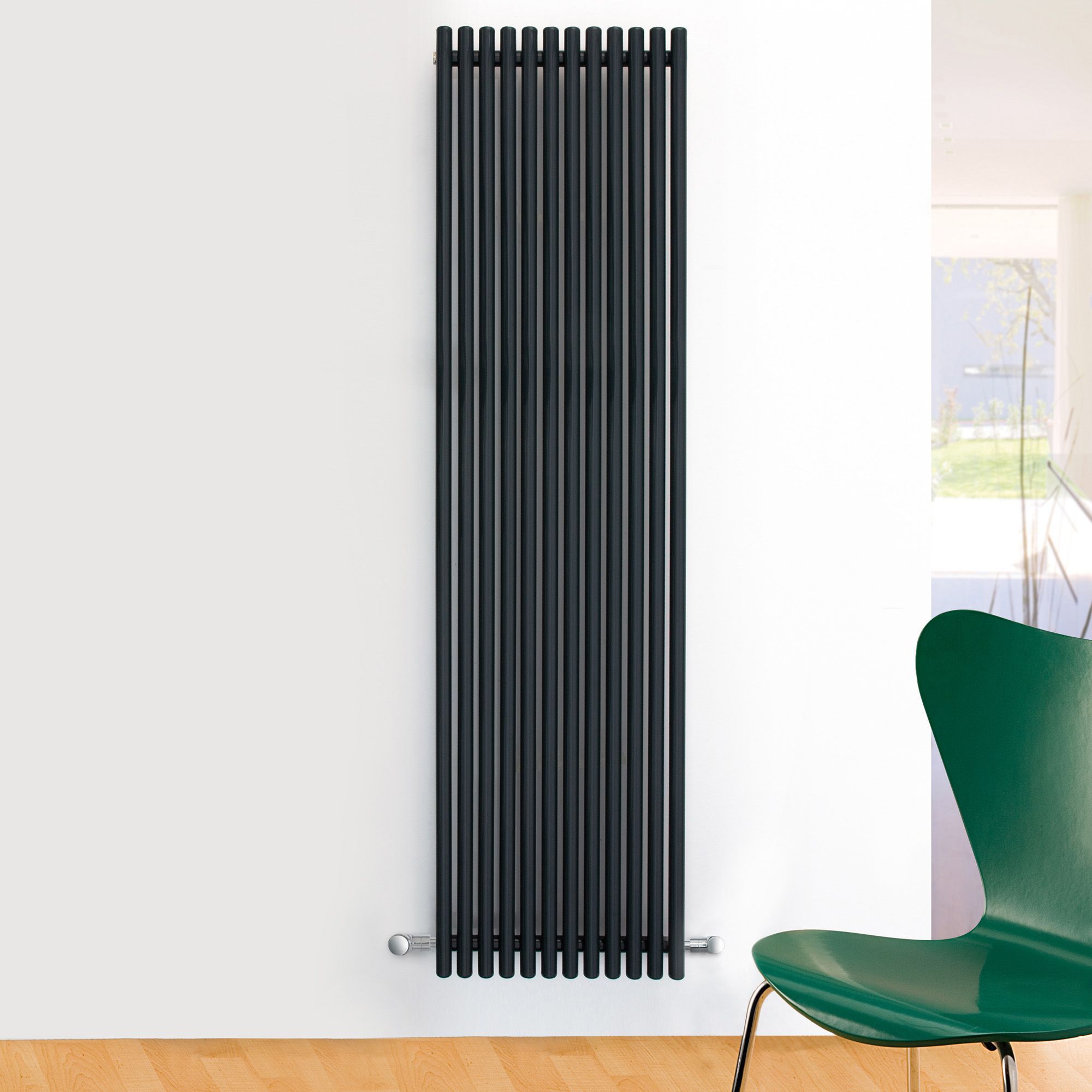 Ximax Supra Anthracite Vertical Designer Radiator, (W)470mm X (H)1800mm Price Comparisons | Compare The Build