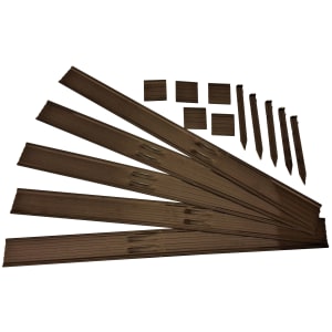 Swift Edge Garden Edging Brown - 30m | Compare The Build