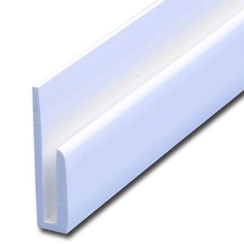 J Section White Capping Strip - 2440mm Ariel Plastics 76131 Price Comparisons | Compare The Build