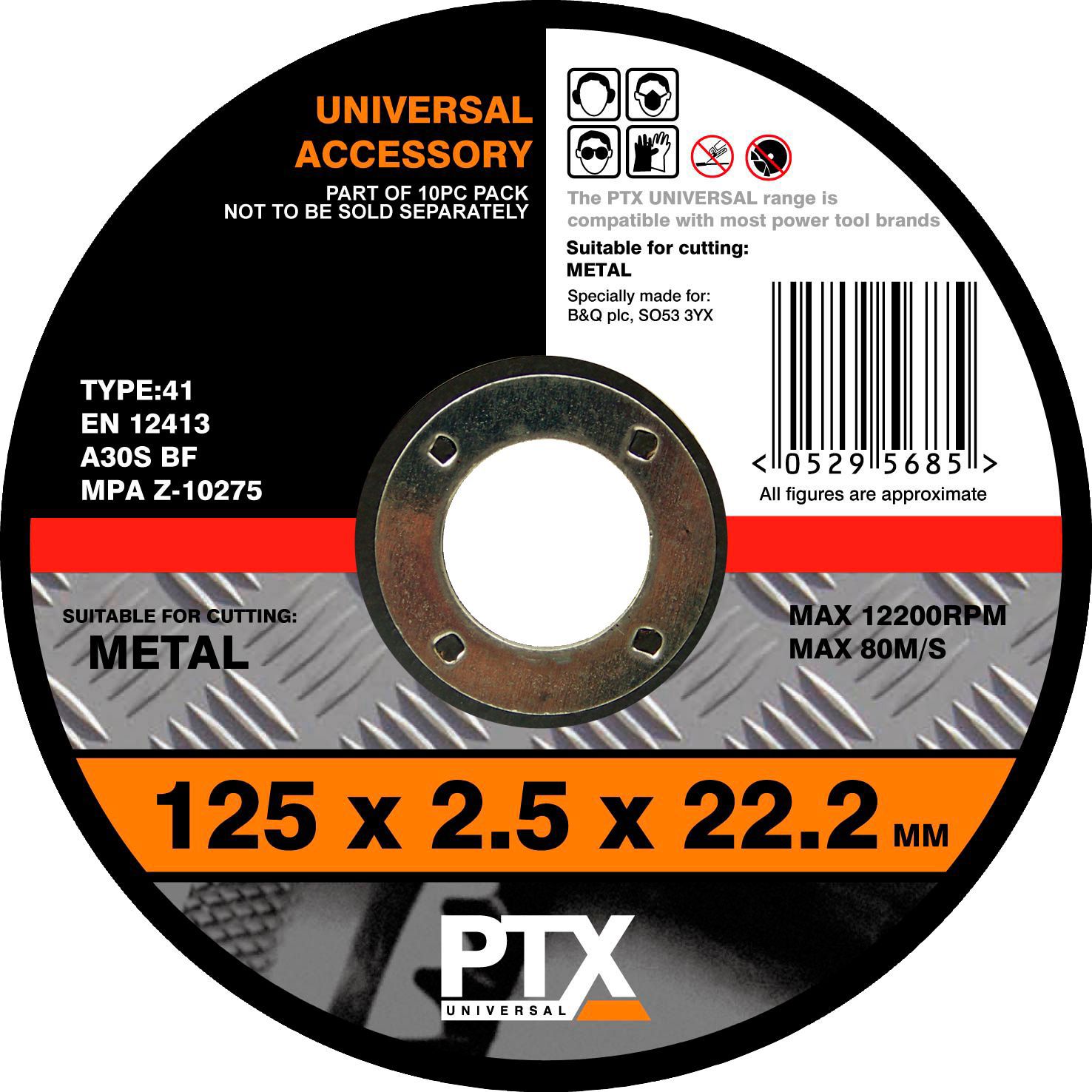 Ptx Flat Metal Cutting Disc (Dia)125mm Price Comparisons | Compare The Build