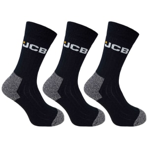 JCB JCBX000025 Workwear Apparel Socks Pack of 3 Size 6 - 11 Price Comparisons | Compare The Build