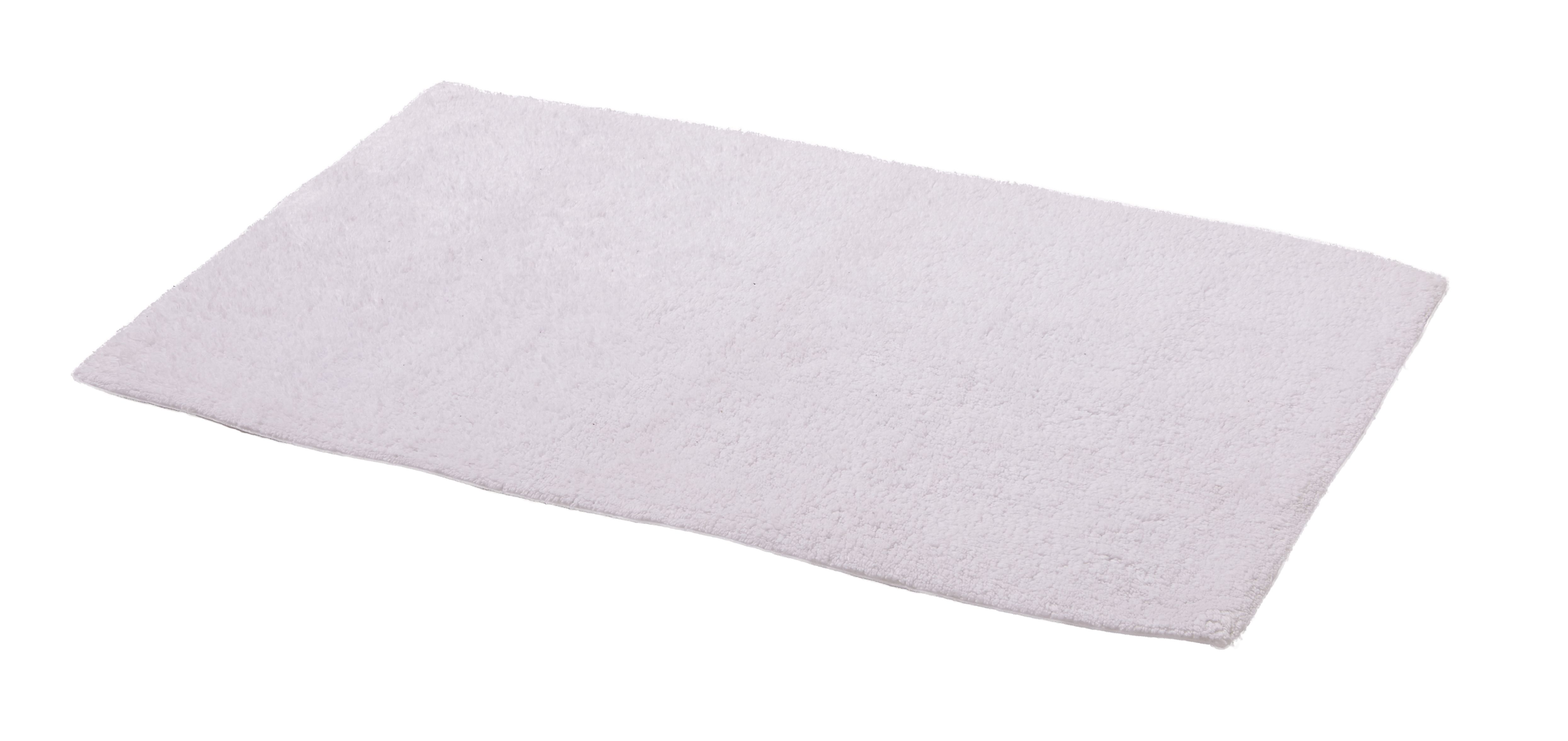 GoodHome Koros White Cotton Anti-Slip Bath Mat (L)800mm (W)500mm Price Comparisons | Compare The Build